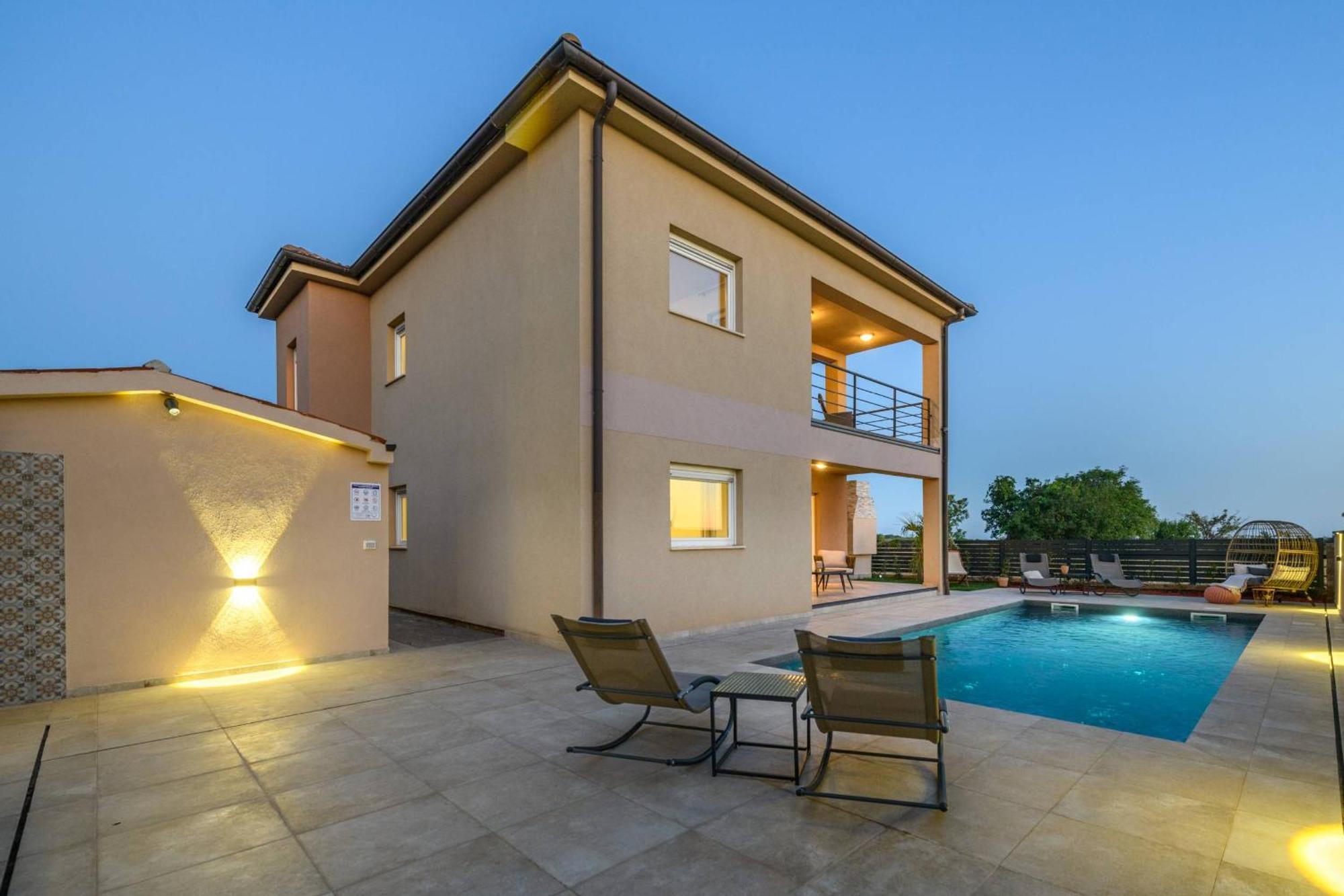 Villa Brionika Mit Pool Vodnjan Exterior photo